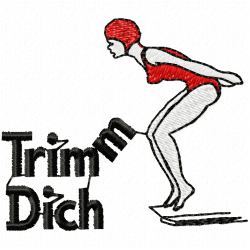 Swimming Embroidery Design 1 Swimming Embroidery Design 1